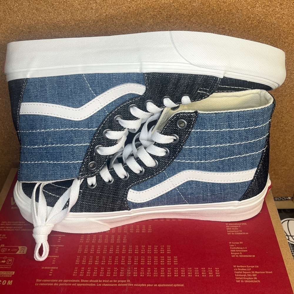 - Vans Sk8-high tapered
‘Threaded denim
brand new
🔥 - Picture 5 of 11
